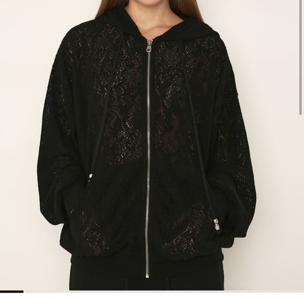 폴리수엠 LACE BOHEMIAN HOODIE