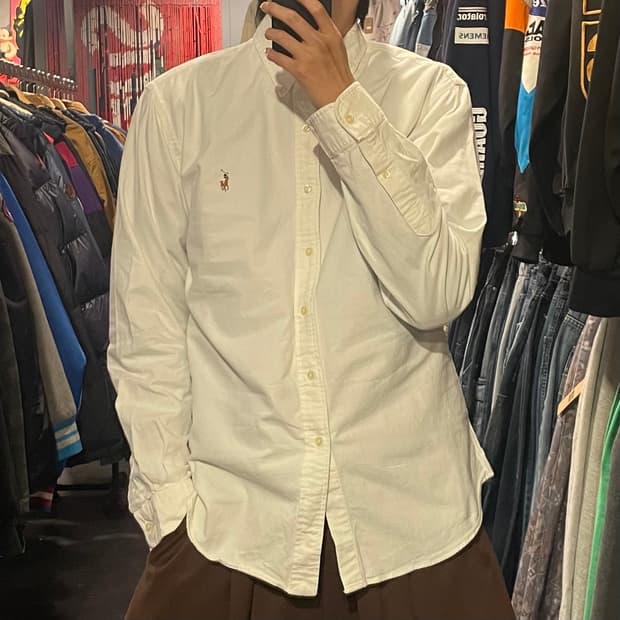 [IM] Polo 폴로랄프로렌 화이트 긴팔셔츠