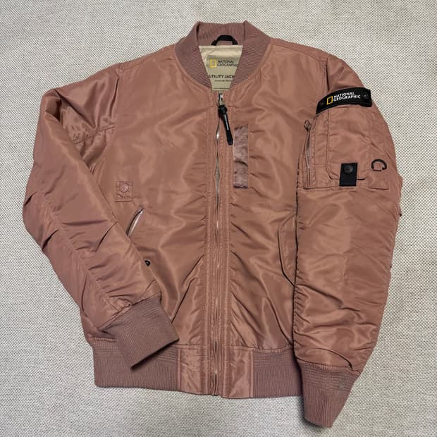 내셔널지오그래픽 유틸리티 ma-1 자켓