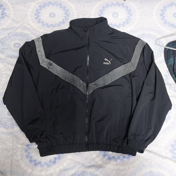 푸마 남성 트랙탑 아미 항공점퍼 바람막이 m