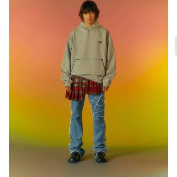 앤더슨벨  로우컷 플레어 진 33