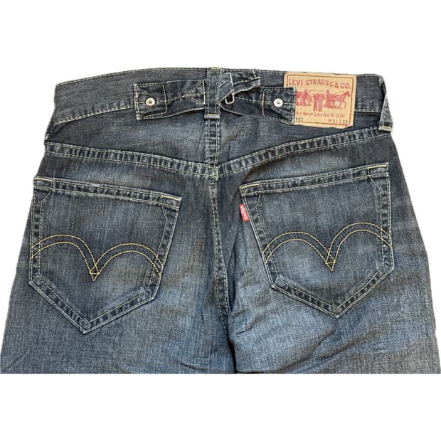 일본 Levis 902 신치백 데님