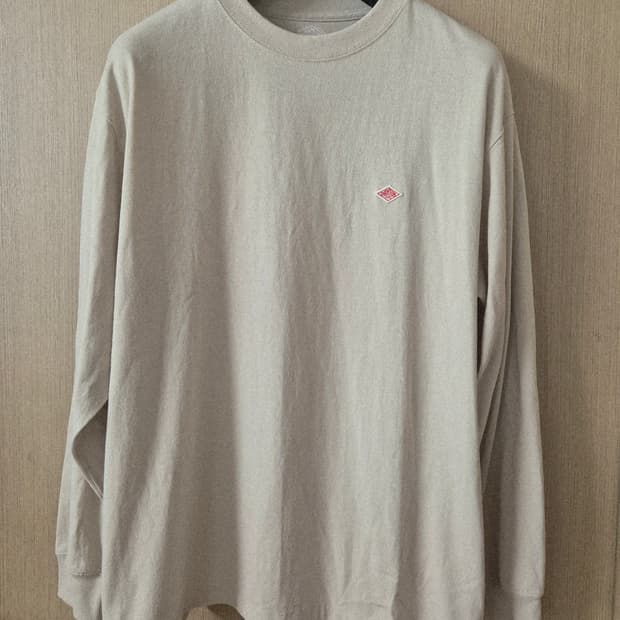 [XL]단톤 긴팔 티셔츠 베이지