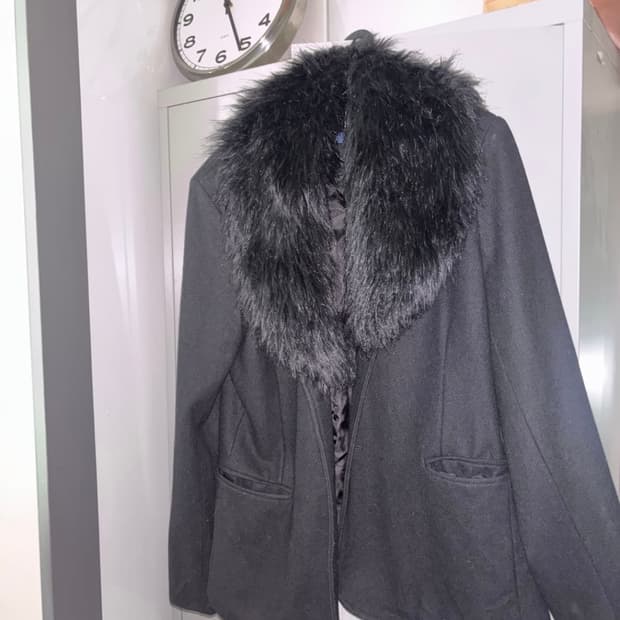 빈티지 퍼 자켓