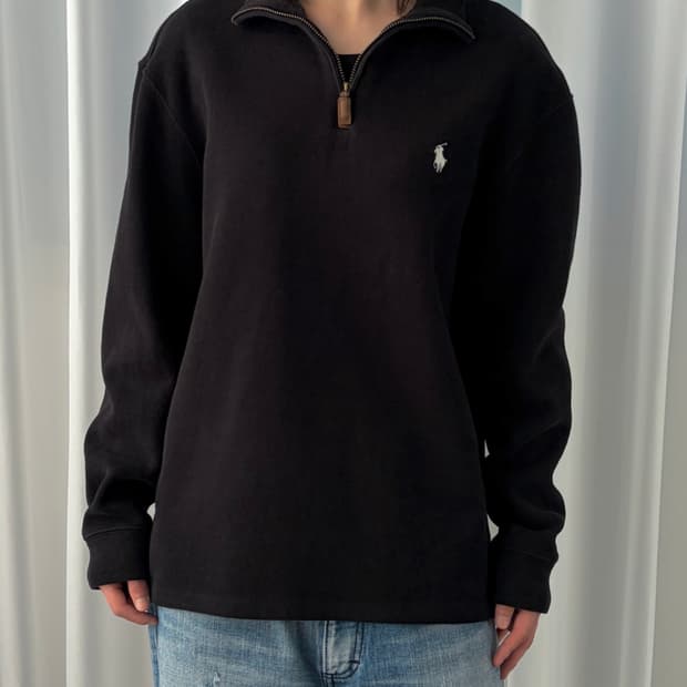 [M]폴로 랄프로렌 쿼터집 풀오버 코튼 니트