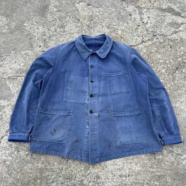 1970s HARD FADED 빈티지프렌치워크자켓