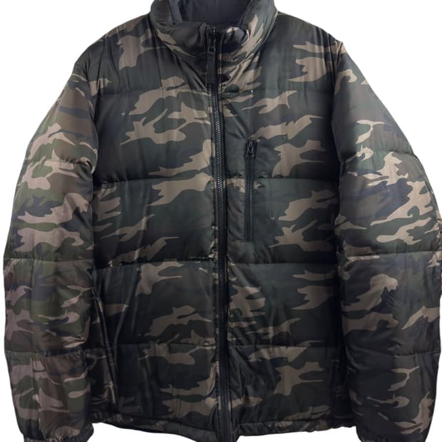 JPN 카모플라주 리버시블 패딩1544