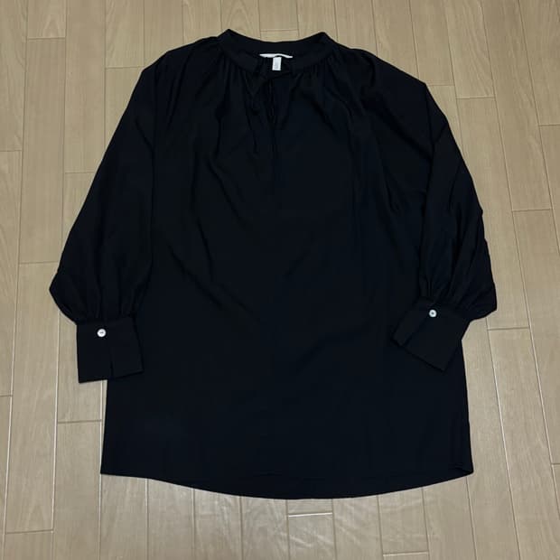 h&m 에이치앤엠 타이 디테일 오버사이즈 드레스 (새상품)