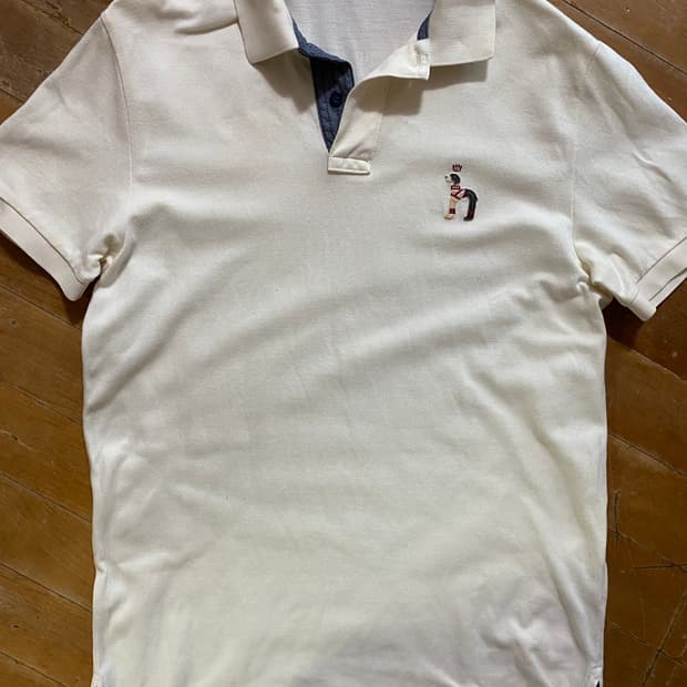 헤지스 폴로 카라티 아이보리 컬러 105 (100)