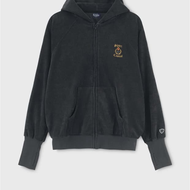 헤리티지플로스 S&C CREST TOWEL ZIP-UP HOODIE
