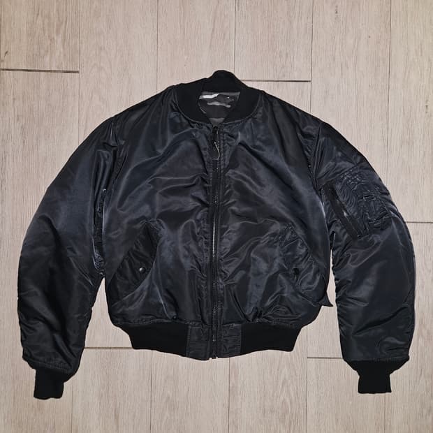 90s hope mfg reversible ma-1 black