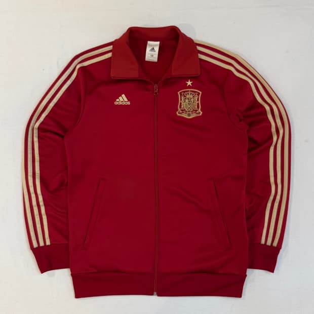 아디다스 13-14 스페인 국대 금장 져지 버건디