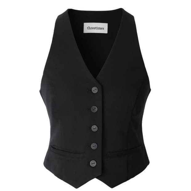 Threetimes claire suit vest s