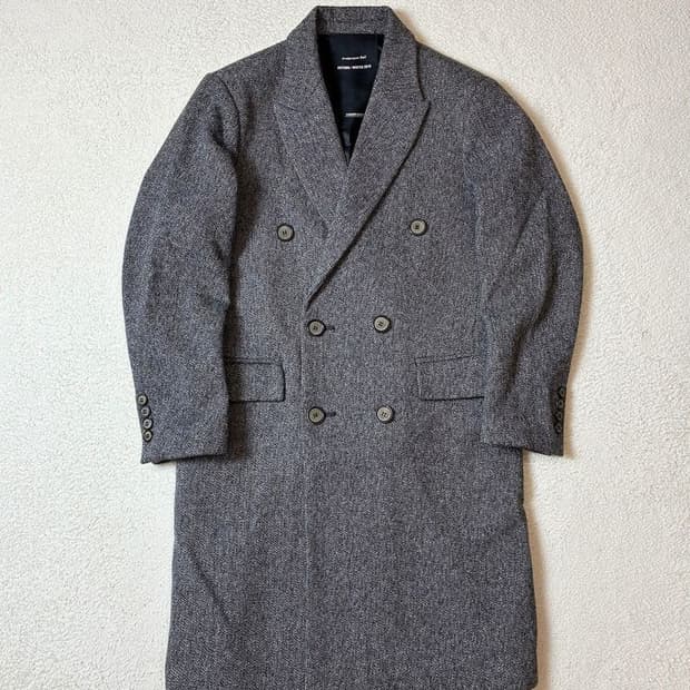 앤더슨벨 헤링턴 울 더블 브레스티드 코트 PN7248