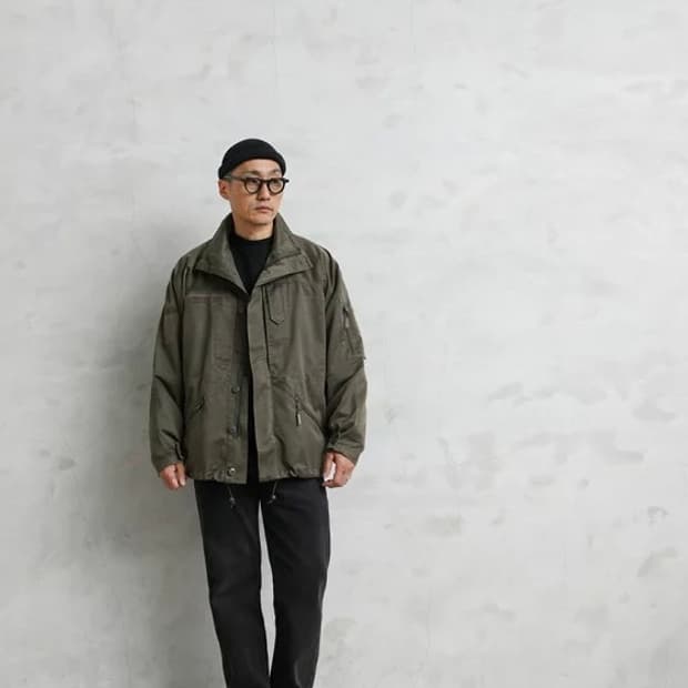 빈티지 00s 밀리터리 오스트리아군 파라트루퍼 자켓 OS