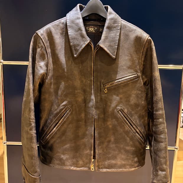 RRL 더블알엘  뉴스보이 레더자켓 XS 사이즈