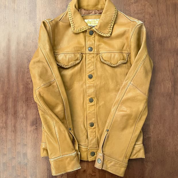 PHENOMENON 고트스킨 레더 자켓 