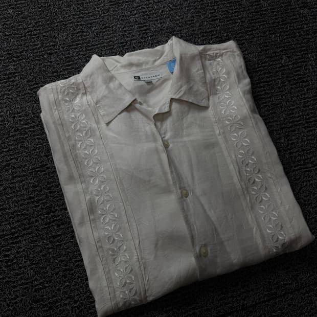 Bachrach USA 오리지날 린넨 구아야베라 셔츠 779