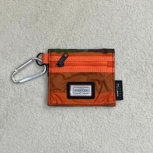 PORTER 포터 코듀라 카드지갑 카모플라쥬