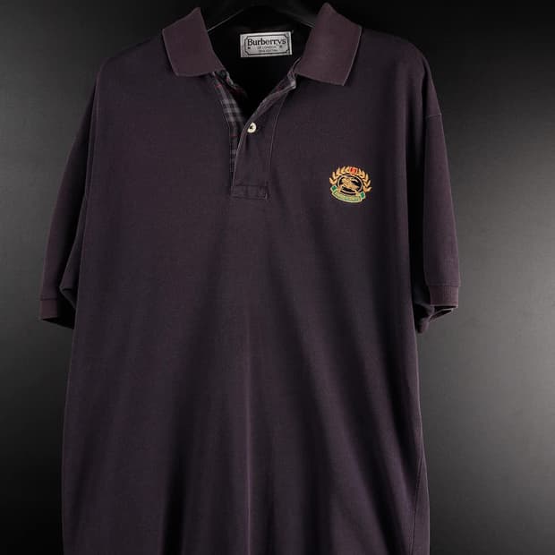 버버리 카라넥 반팔 PK셔츠