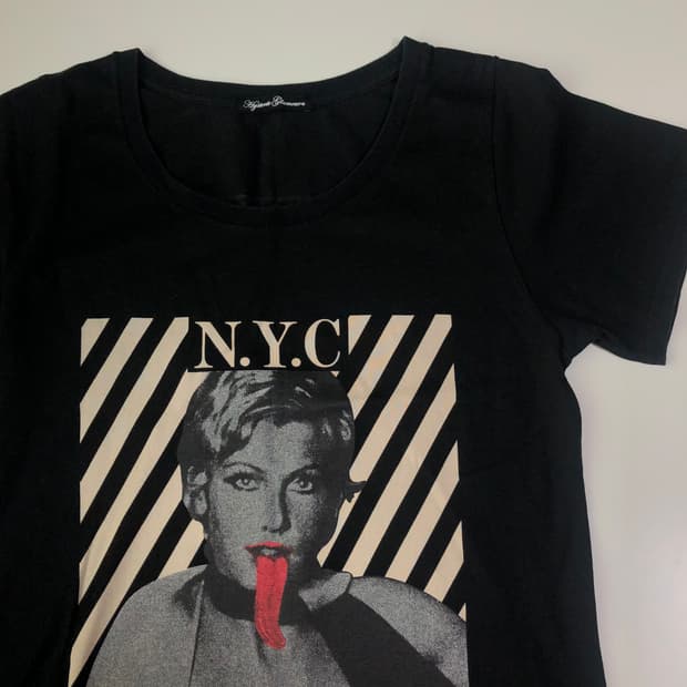 HYSTERIC GLAMOUR NYC 루즈핏 반팔티