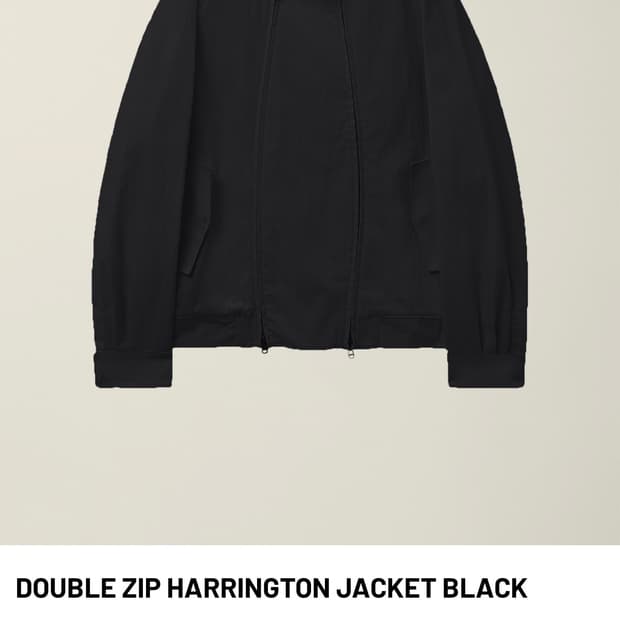 ee 더블 집업 헤링턴 자켓 (새상품,L)