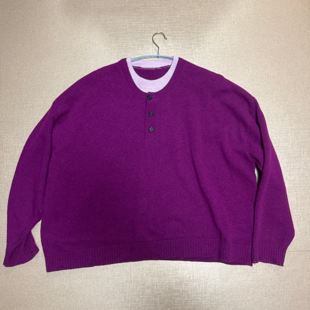 mjd 니트 마젠타 2