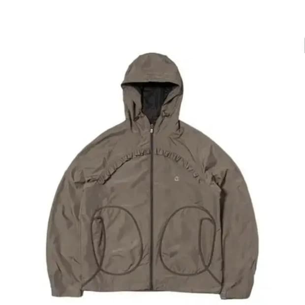 (구해요) 코이세이오 coyseio 러플 자켓 베이지 바람막이