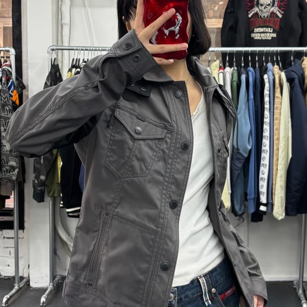 아르마니 익스체인지 코튼 후디자켓