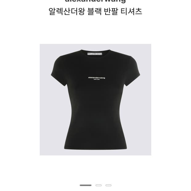 알렉산더왕 반팔 티셔츠