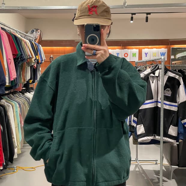 노티카 플리스 스윙톱 자켓  