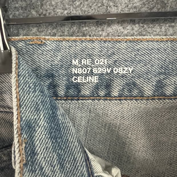 셀린느 남성 wesley 데님 팬츠 32사이즈