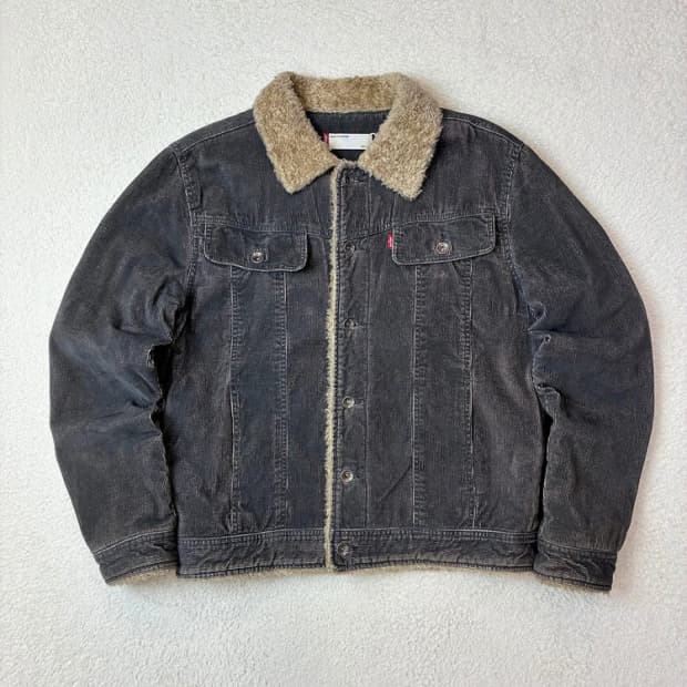 리바이스 00's 코듀로이 양탈 쉐르파 트러커 자켓 PN6006