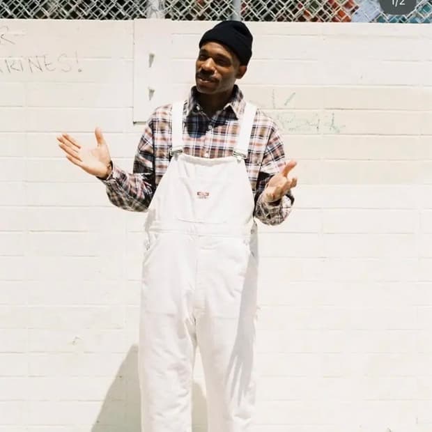 챌린저 패딩 오버롤 m