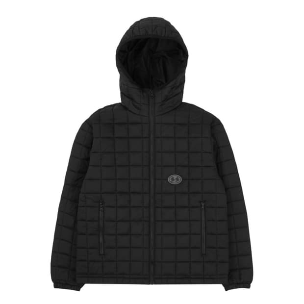 다다이즘 퀼티드 자켓 블랙