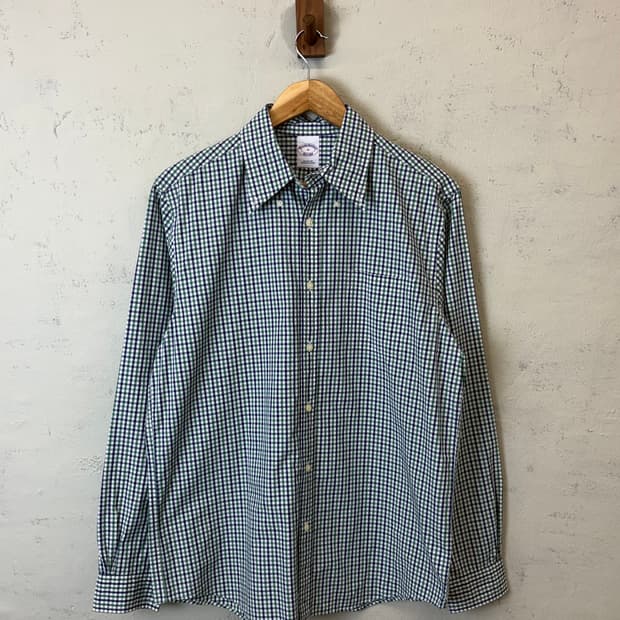 브룩스브라더스 빈티지 체크 셔츠