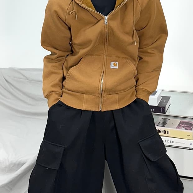 칼하트 된장 후드집업 M