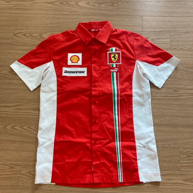 스쿠데리아 페라리 F1 빈티지 유니폼 셔츠 퓨마 S사이즈