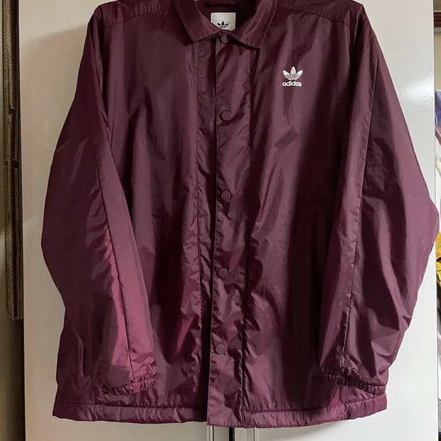 아디다스 코치 자켓 안감 기모