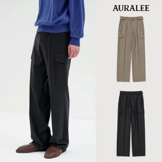 오라리 25aw 카고 울 슬랙스 5 size 판매or교환