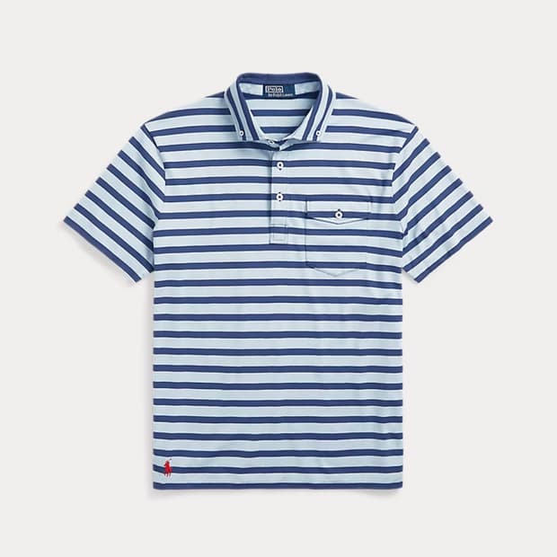 폴로 랄프로렌 Striped Jersey Pocket Polo Shirt
