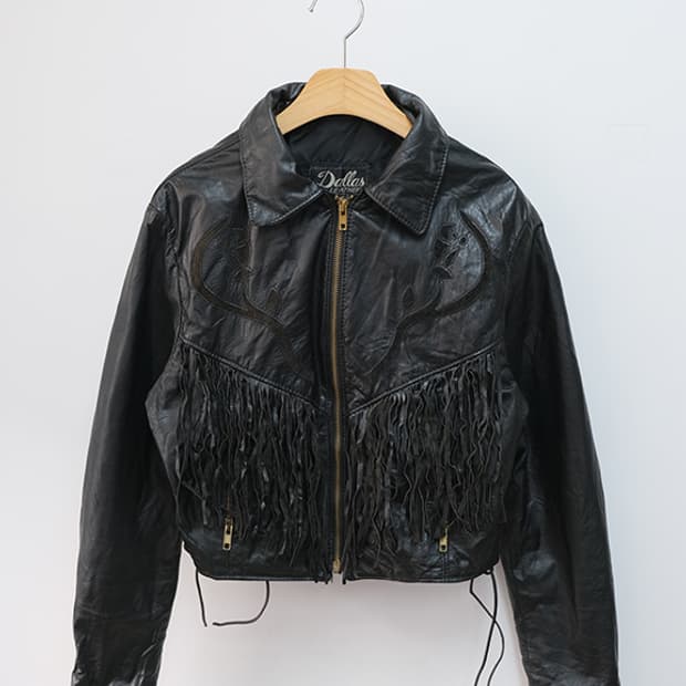 아메리칸 빈티지 레더 라이더 자켓