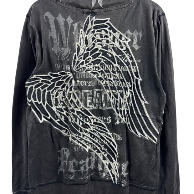 JPN Y2K 레터링 디테일 집업  1572