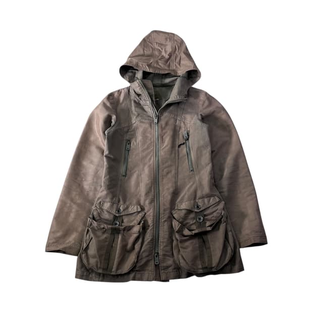 95 디젤 90s 유광 세틴 사파리자켓