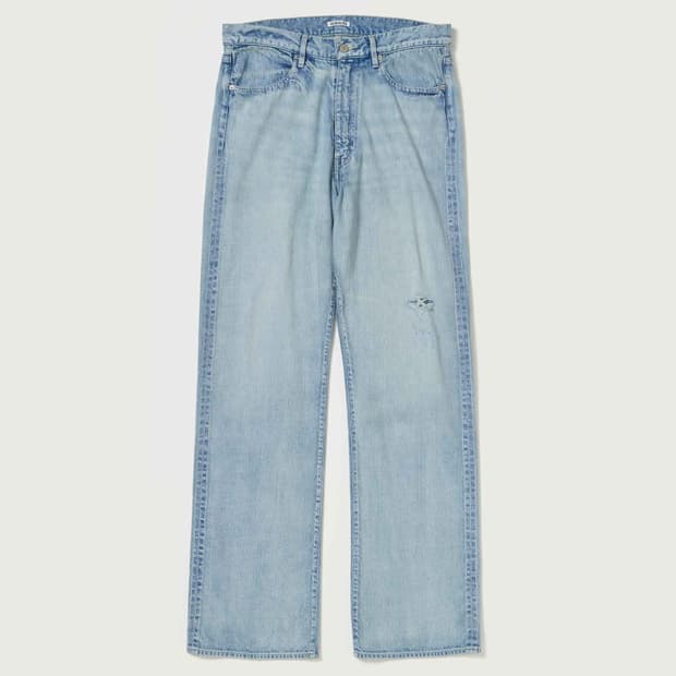 오라리 26ss 셀비지 데님 34