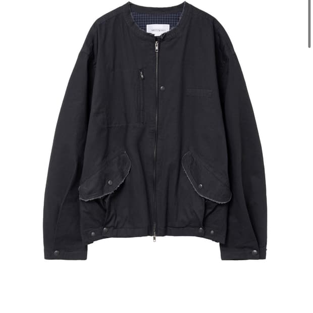 해칭룸 flight jacket black 3