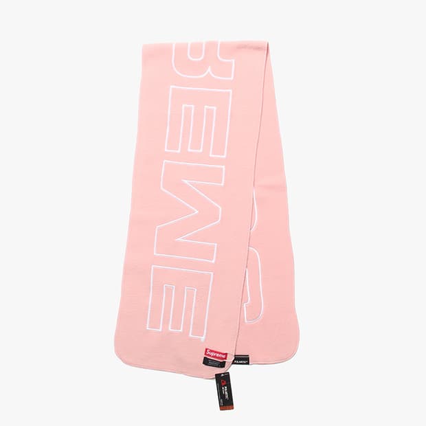  (새상품) SUPREME "Pink Muffler"