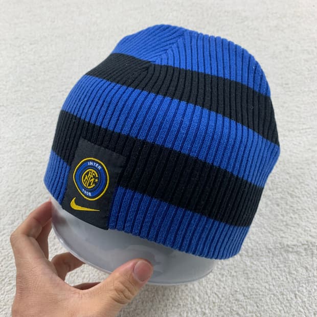 나이키 인터밀란 리버시블 골지 니트 비니