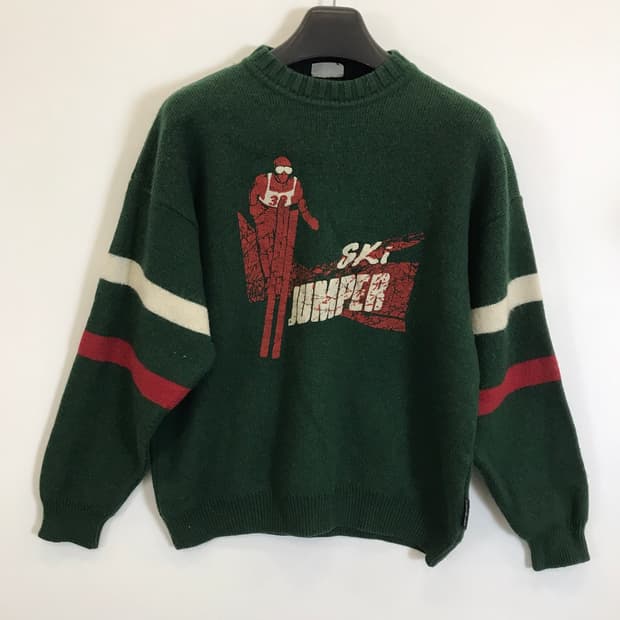 세르지오 타키니 이태리 울 스키점퍼니트 [M]