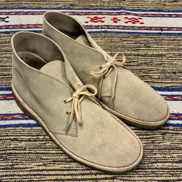 (260/us8)클락스 스웨이드 샌드 베이지 데저트부츠 처카부츠